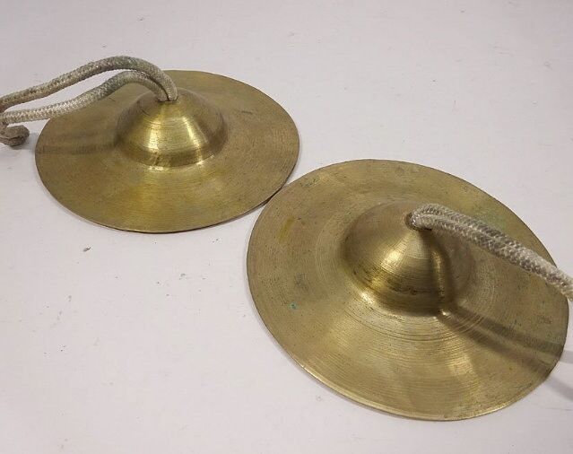 Bell Metal made Pair Of Manjira ,Ilathalam, iskcon kirtan kartal ,indian