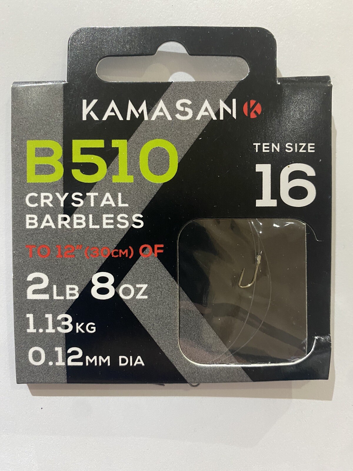 Kamasan B510 Hooks To Nylon. Carp, Course Silverfish. All Sizes Available.