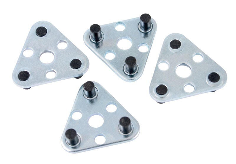 Forney 5.75 in. L X 1.88 in. W Triple Flint Triangle Replacement Flints 4 pack