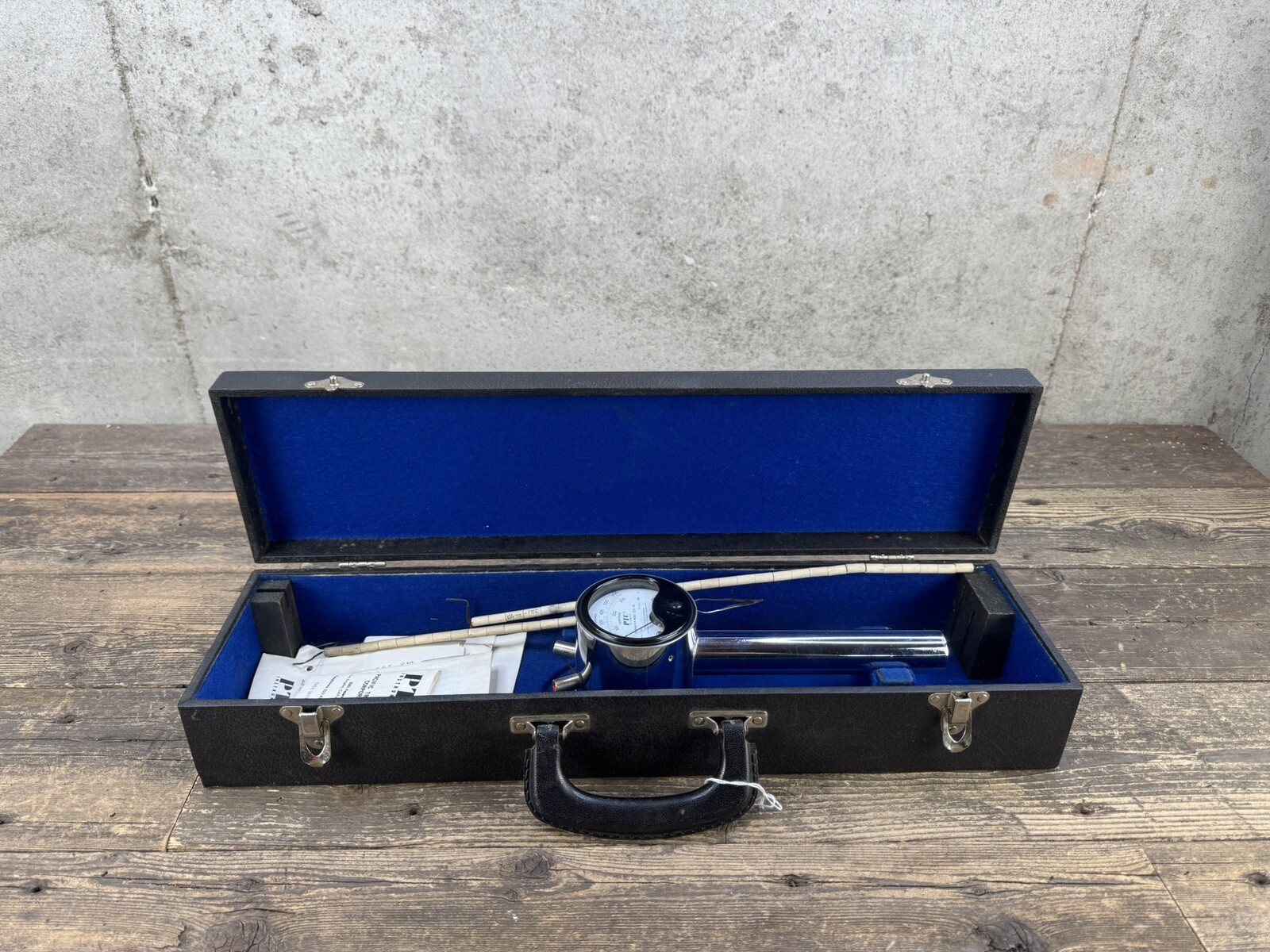 PTC Instruments Pyrometer 321L-1C With Case And Original Receipt Vintage
