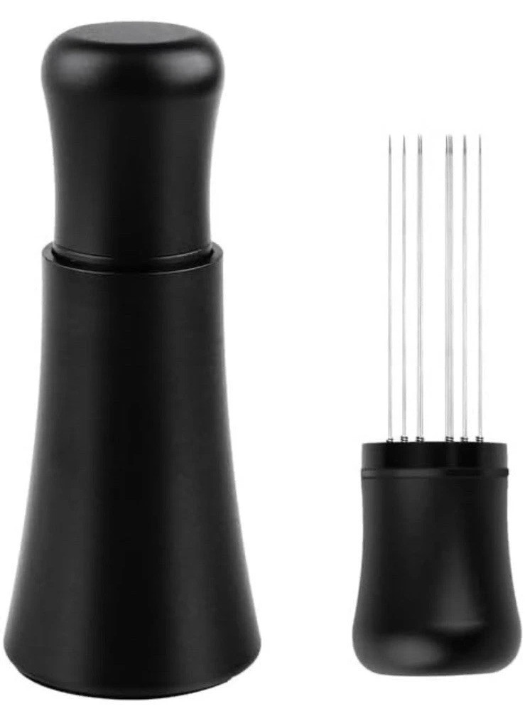WDT Espresso Distribution Tool Eight Pins Stable Base Professional Grade Black