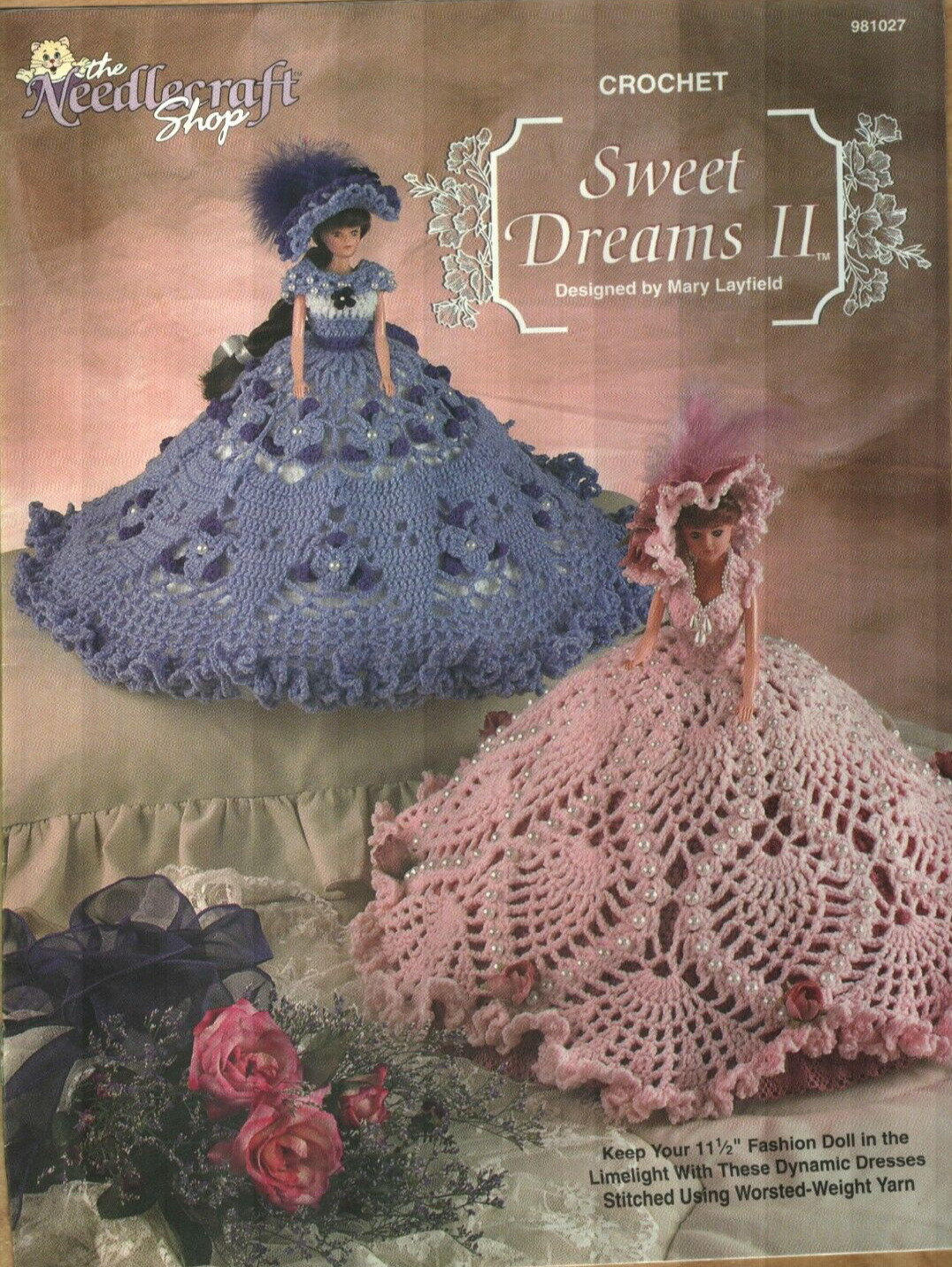 NEW SWEET DREAMS II FASHION DOLL DRESSES CROCHET PATTERN BOOK