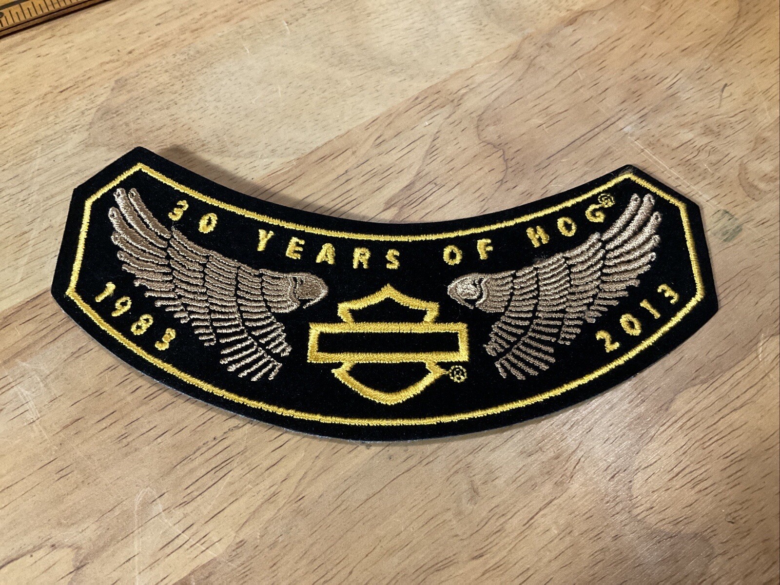 1983 - 2013 Harley Davidson 30 Years of HOG Patch Badge, New