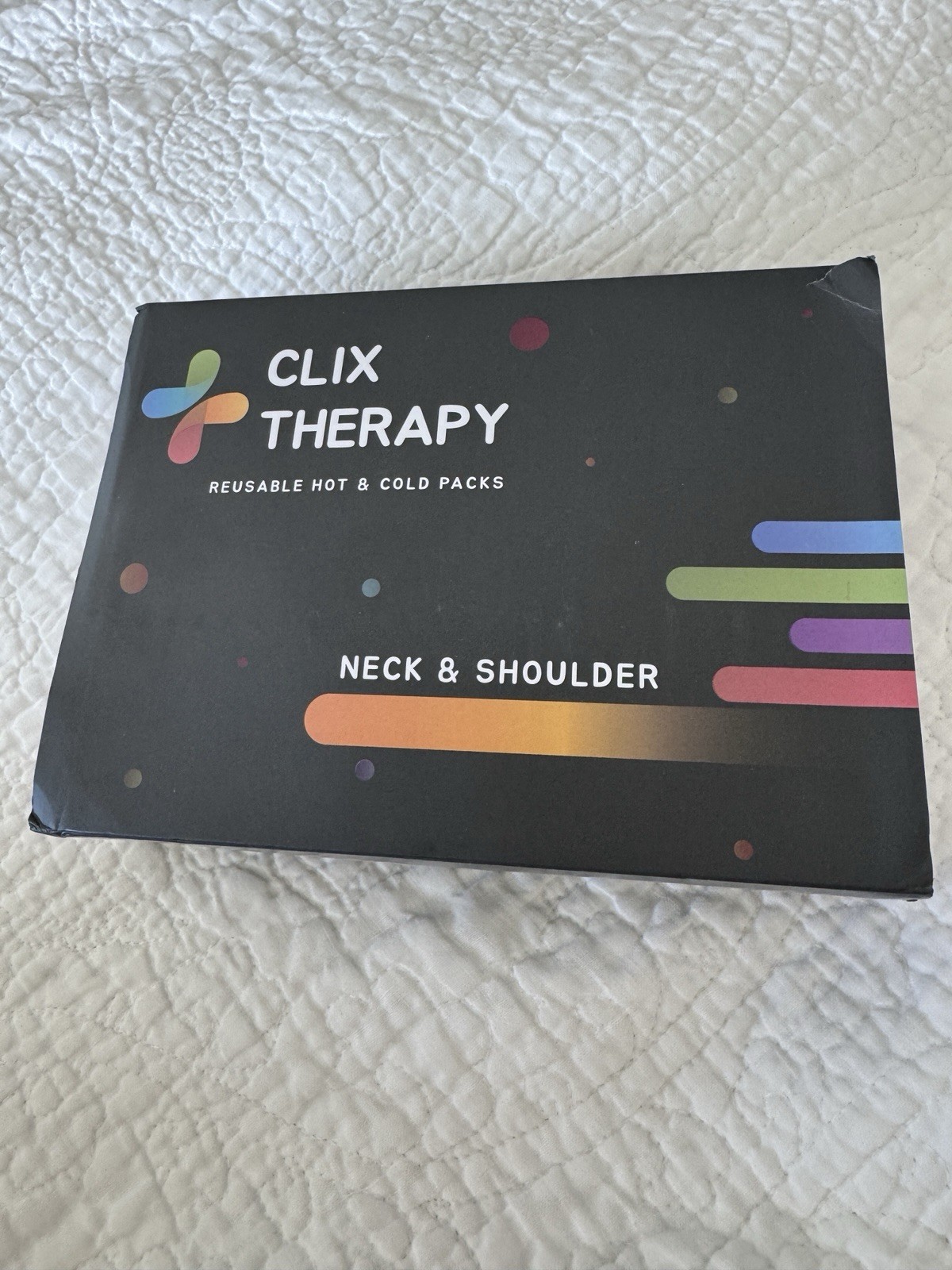 New In Box Clix Therapy Reusable Hot & Cold Pack  Neck/Shoulder Color pink