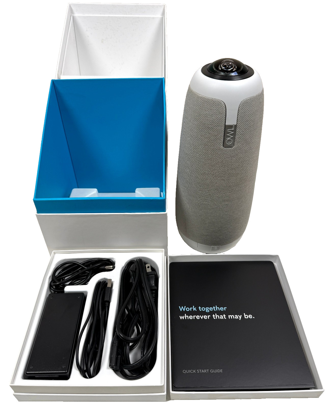 Owl Labs Meeting Owl Pro MTW200 1080p 360 Degree Smart Conference Camera Webcam