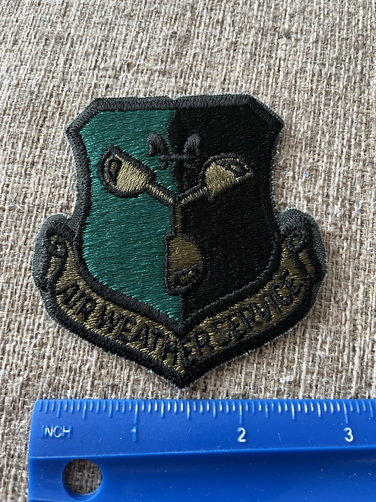 AIR WEATHER SERVICE PATCH SUBDUED USAF US AIR FORCE