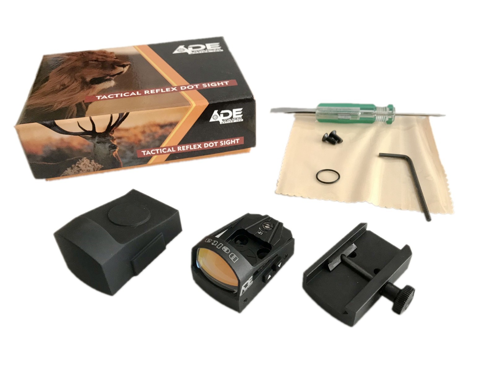 ADE RD3-012 Shake Awake Red Dot + RUGER Security 380 pistol Optic Mount Plate