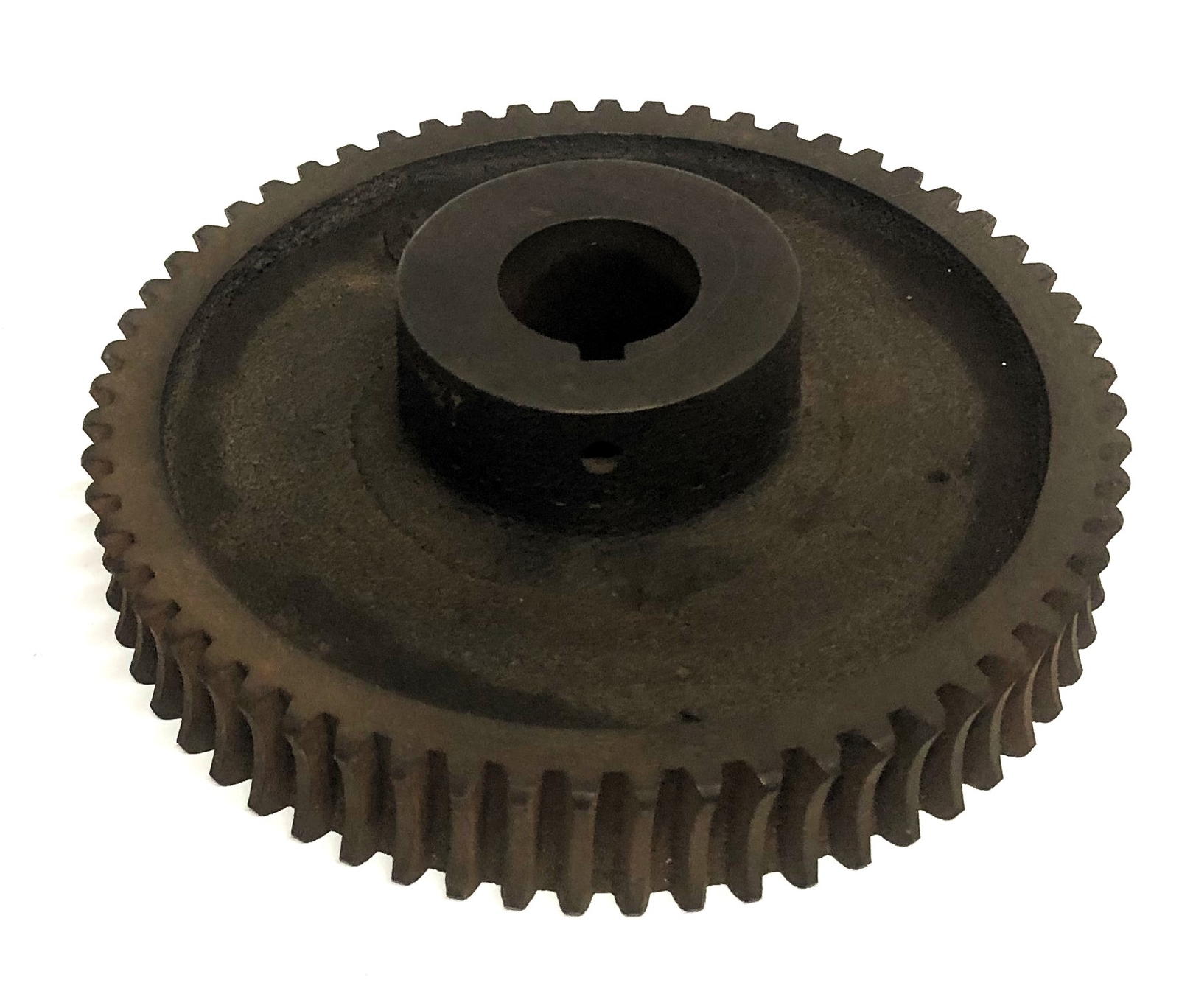 Unbranded 6-3/8 Inch OD 1-1/8 Inch Bore 60 Tooth Gear W124 NOS