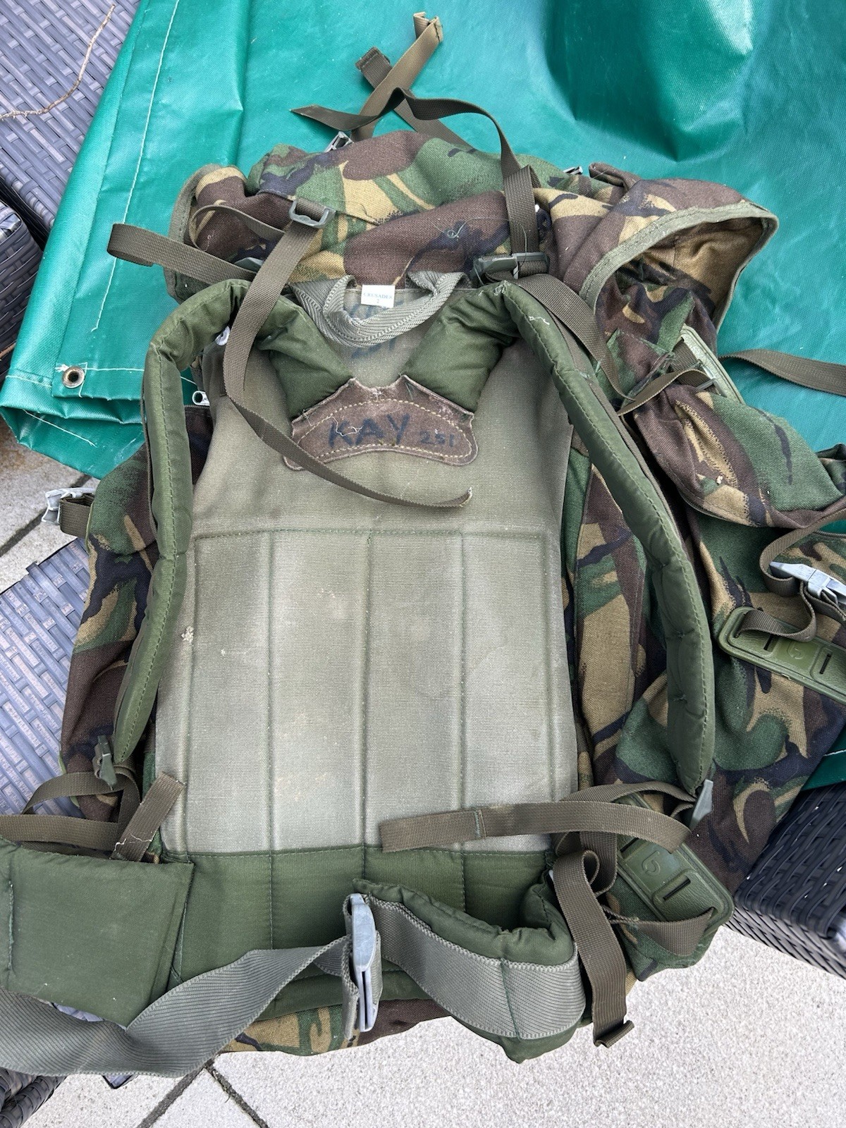 British Army 1980s DPM Berghaus Crusader 2 Bergen