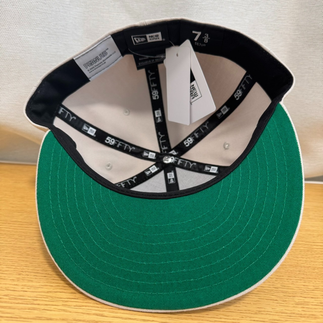 New Era 59FIFTY PEANUTS Collaboration FRIENDSHIP Stone Fitted Cap 14682621