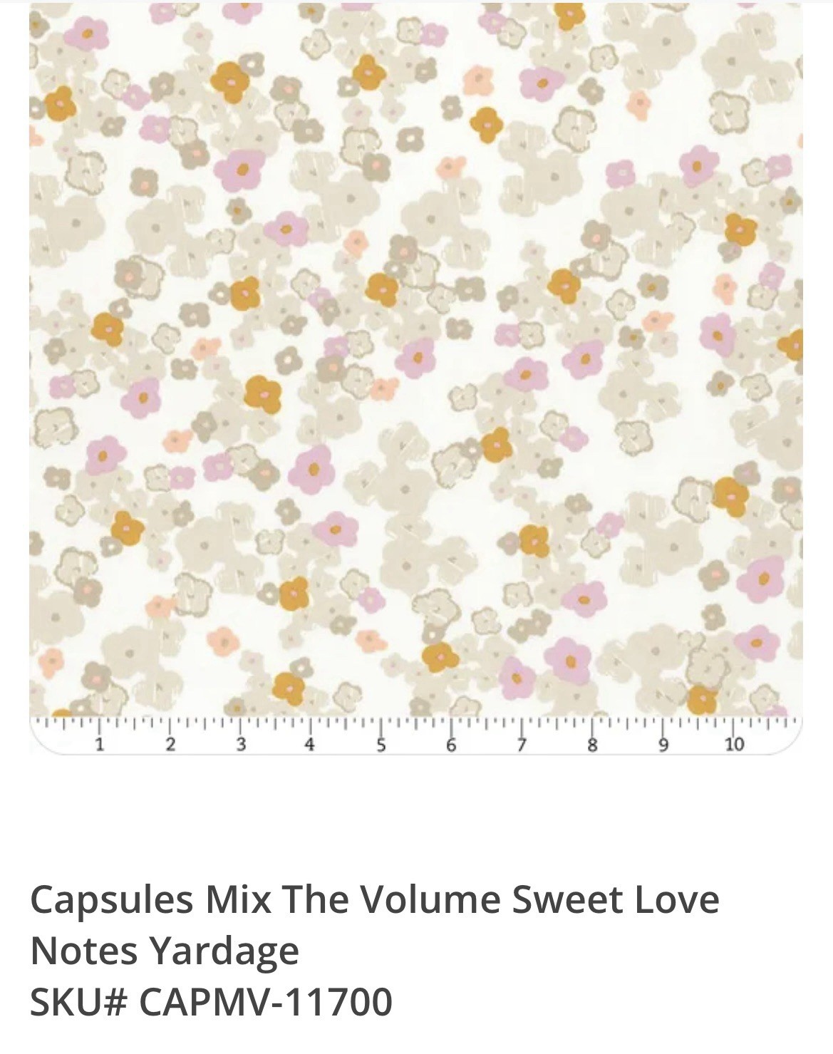 Art Gallery Fabrics - Mix The Volume Love Notes - 1/2 Yard - CAPMV-11721