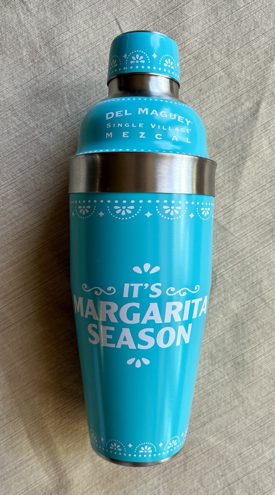 Del Maguey Mezcal Tequila Margarita Season 3 Piece Cocktail Drink Shaker *NEW*