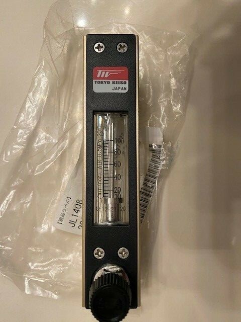 Tokyo Keiso GF12-21120 Flow Meter, 0-5 l/Min AIR- DISCO P/N LJLV-010018-00, NOS