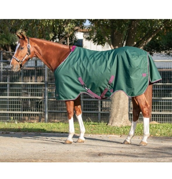KENSINGTON Turnout Sheet NWT 1200D Sz 75" Waterproof Rain Hunter Green
