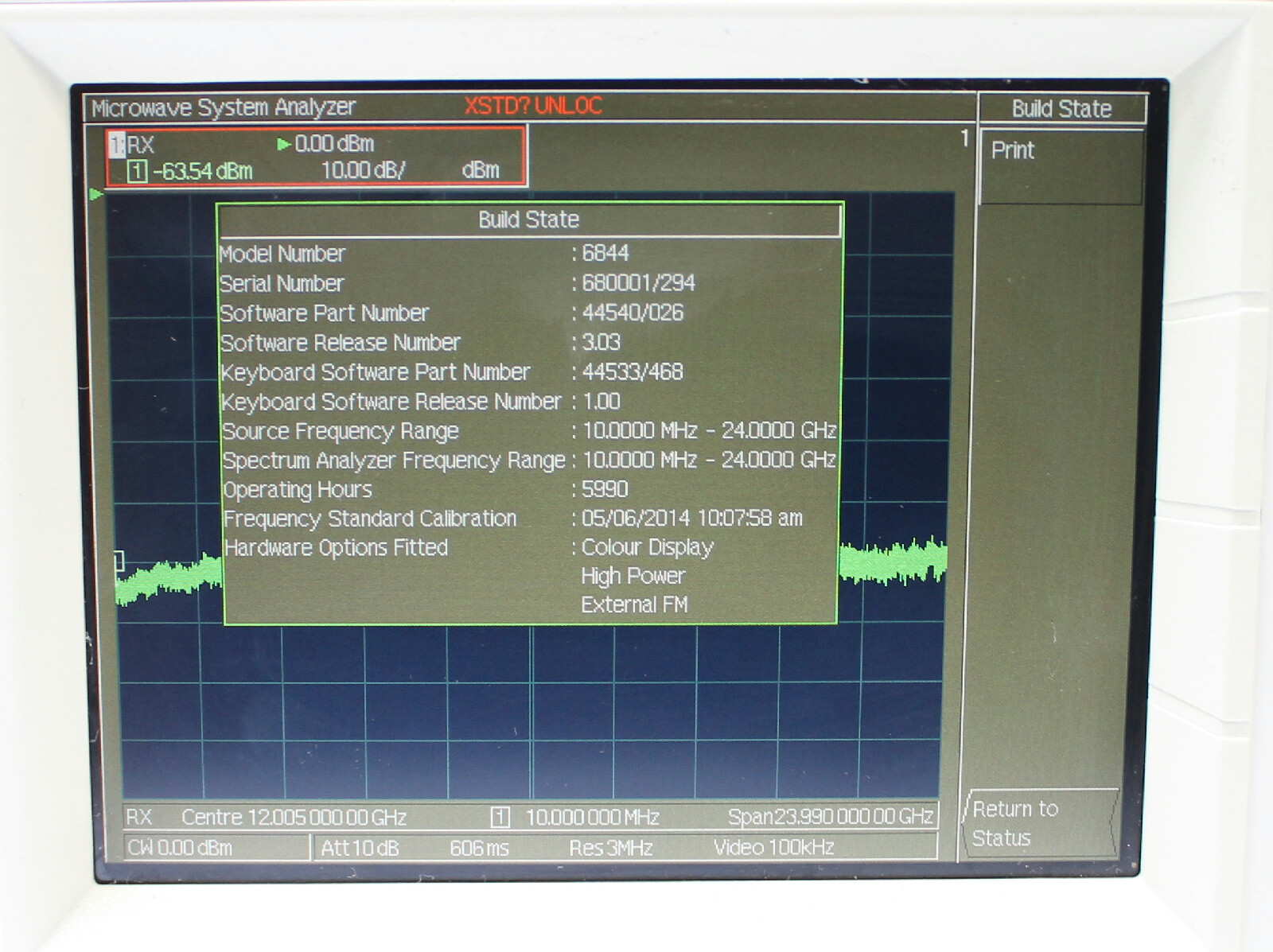 IFR 6844 10MHz - 24GHz RF and Microwave System Analyzer