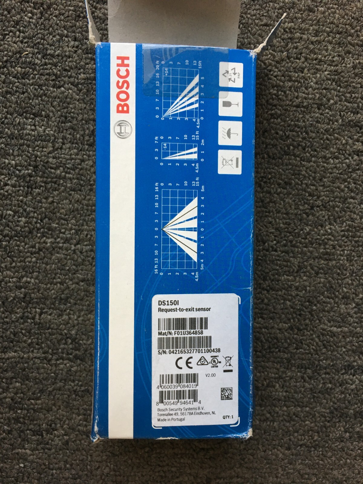 Bosch DS150I Security Video Motion Sensor new old stock