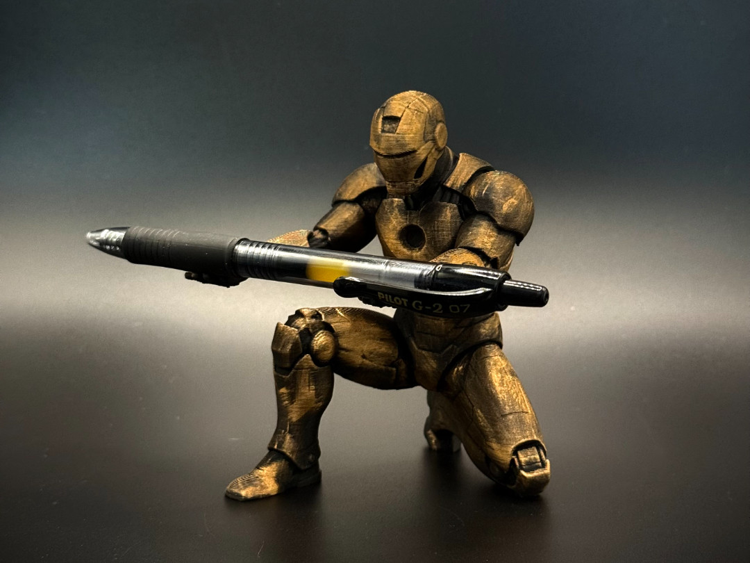 Ironman Pen Holder 3D Printed Desk Decor