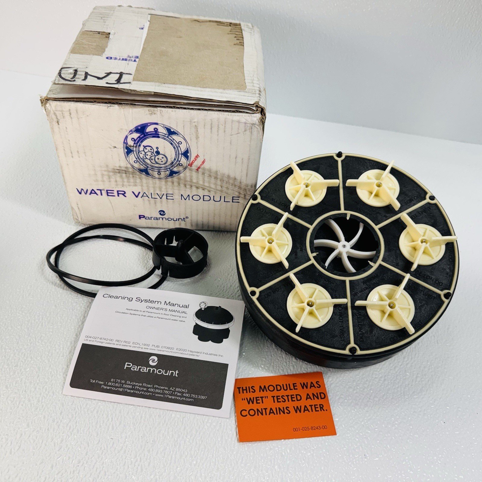GENUINE factory Paramount 004-302-4408-00 Water Valve 6 Port Module 004302440800