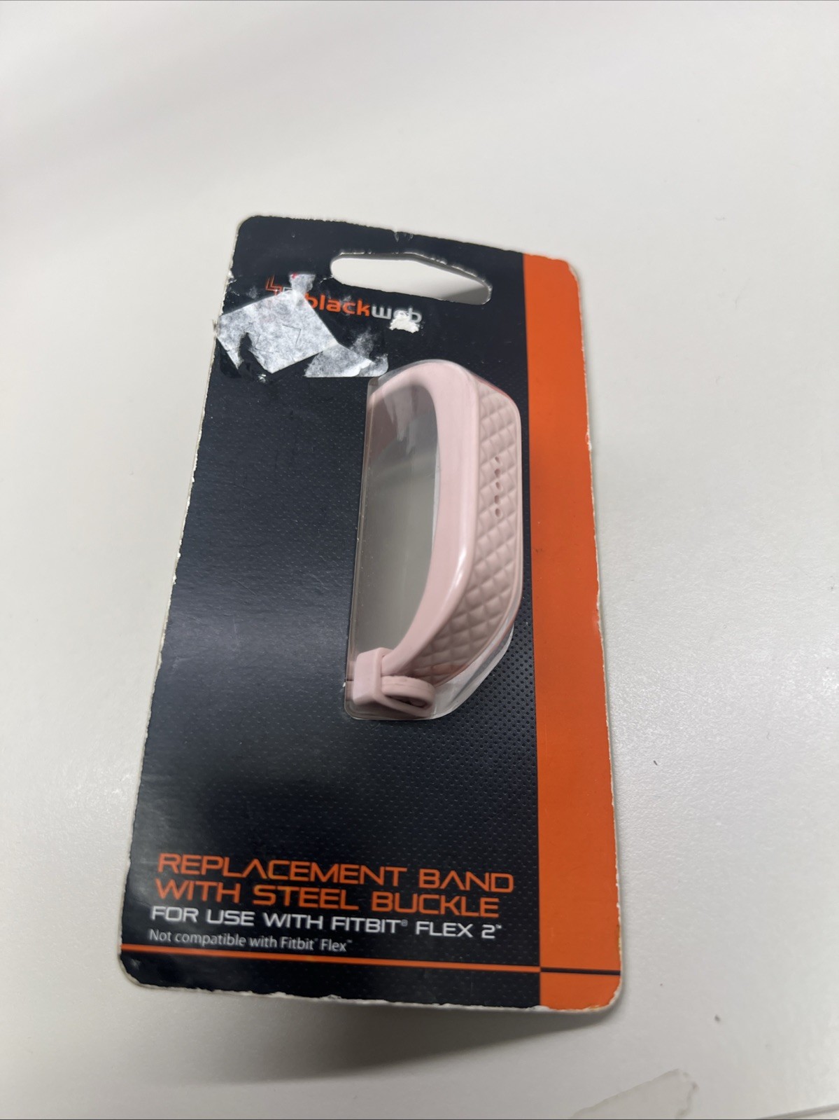 NEW REPLACEMENT BAND WITH STEEL BUCKLE FOR USE WITH FITBIT FLEX 2 PINK