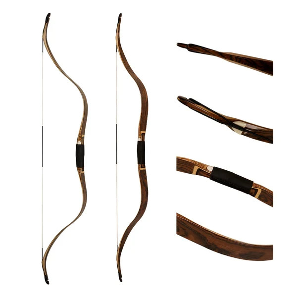 54in Crimea Tatar Golden Sandalwood Recurve Bow Horse Bow AF Archery Handmade
