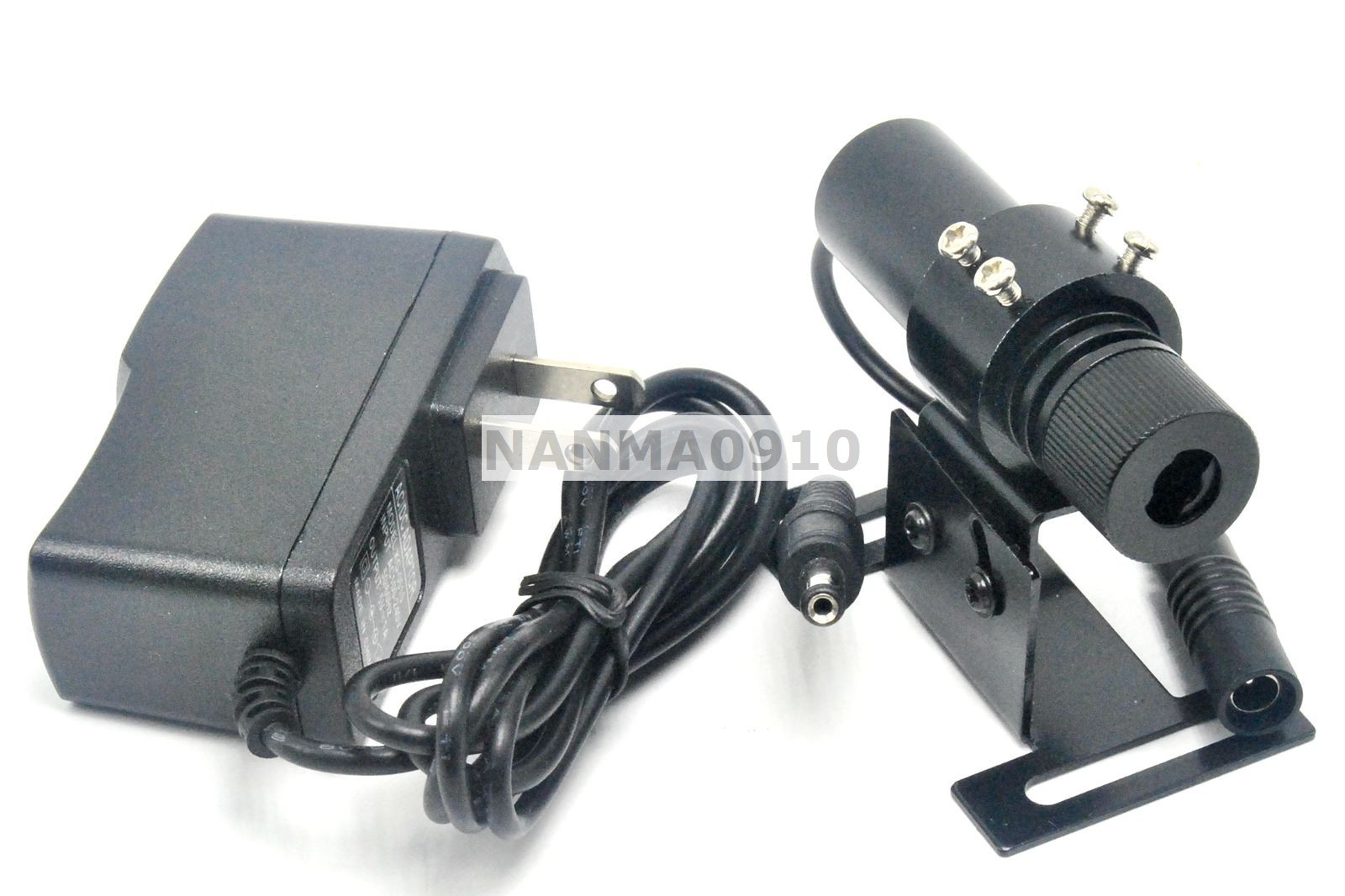 Focusable 20mw 650nm Red Laser Diode Line Module 22x70mm w/ 5V Adapter & Holder