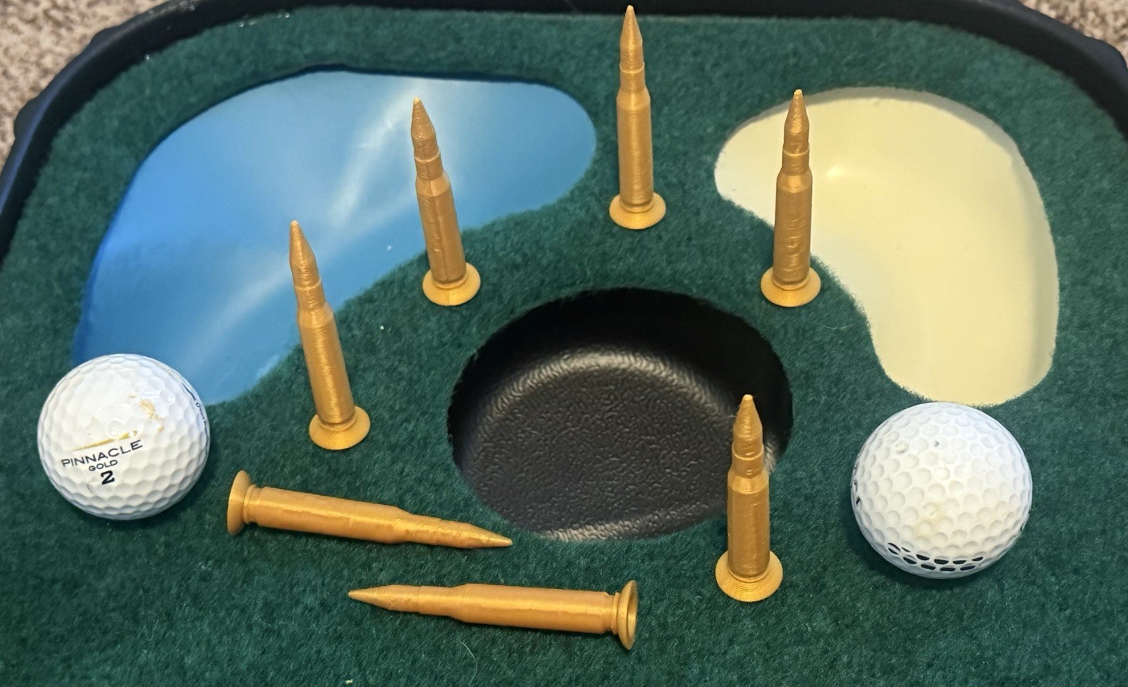 Golf Tee Bullet Tactical Novelty Golf Ball 25 Pack