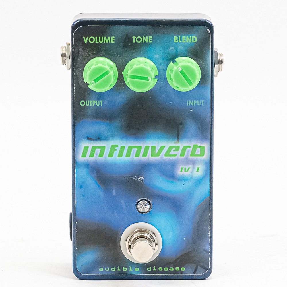Audible Disease Infinite Verb IV-1 Reverb Pedal — For Parts / Repair