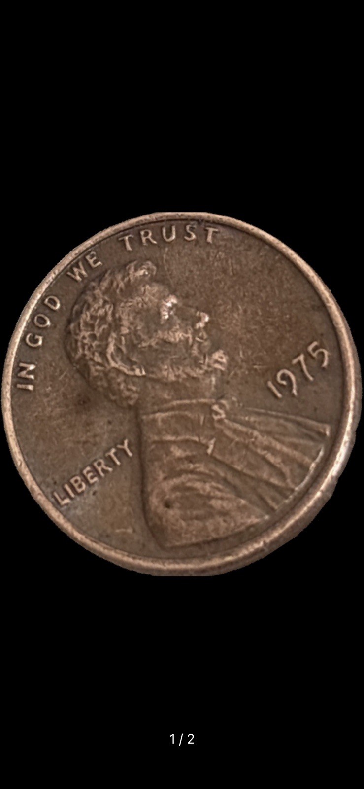 1975 Lincoln Memorial Small Cent no mint mark DDO and DDR double die obverse