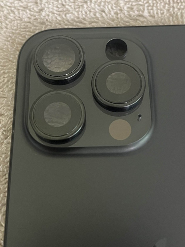 Apple iPhone 15 pro max rear back glass housing chasis Gray ( Sim card version )