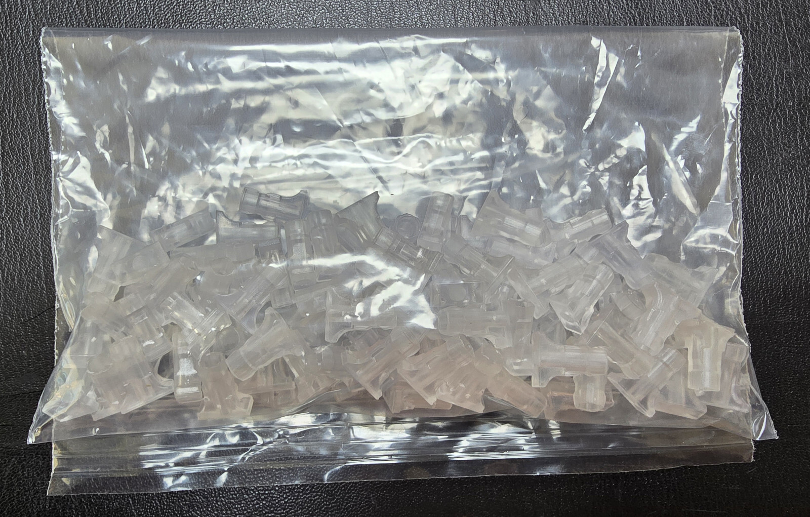 Clear SC Adapter Dust Cap - Lot of 100