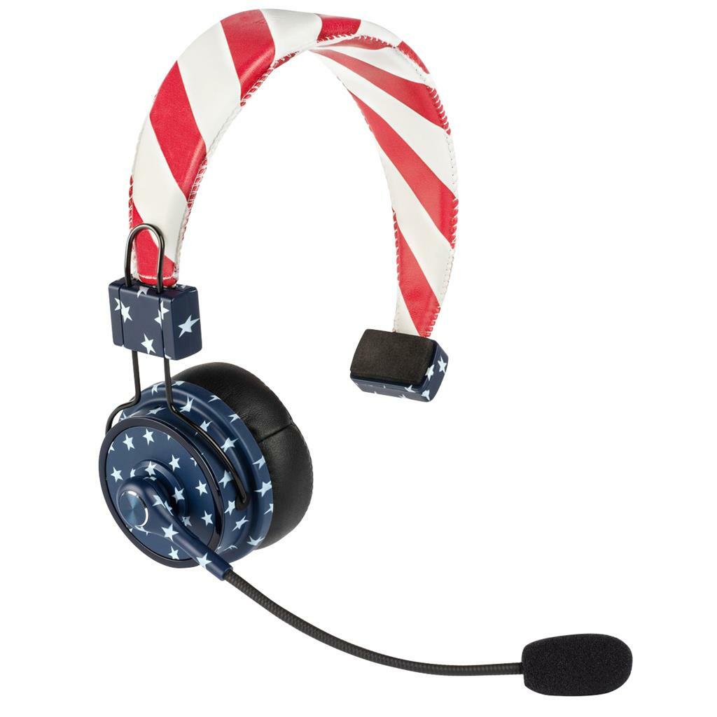 Blue Tiger Elite Ultra USB Bluetooth 5.0 Headset -Siri/Google Connect -U.S. Flag