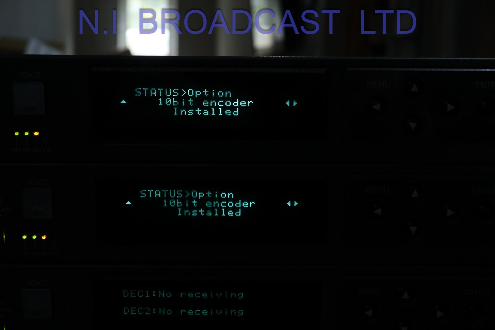 Fujitsu ip-9610 dual encoder (2x encoder cards installed, HDSDI h.264 etc)