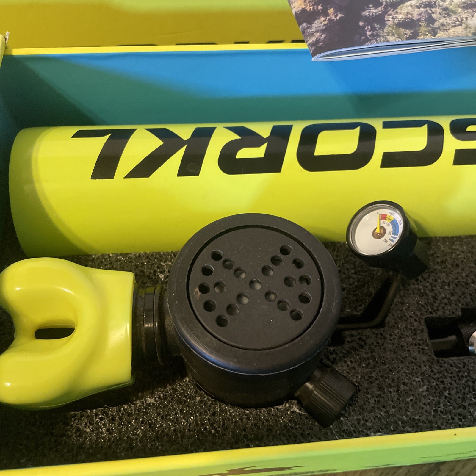 Scorkl Scuba (2) Regulator Tanks and Pump Bundle Pack