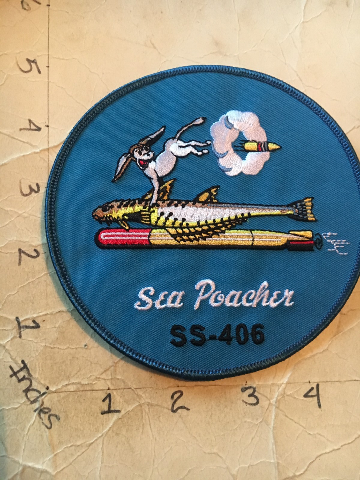 US NAVY USS Sea Poacher SS-406 Submarine Patch 8/8/25