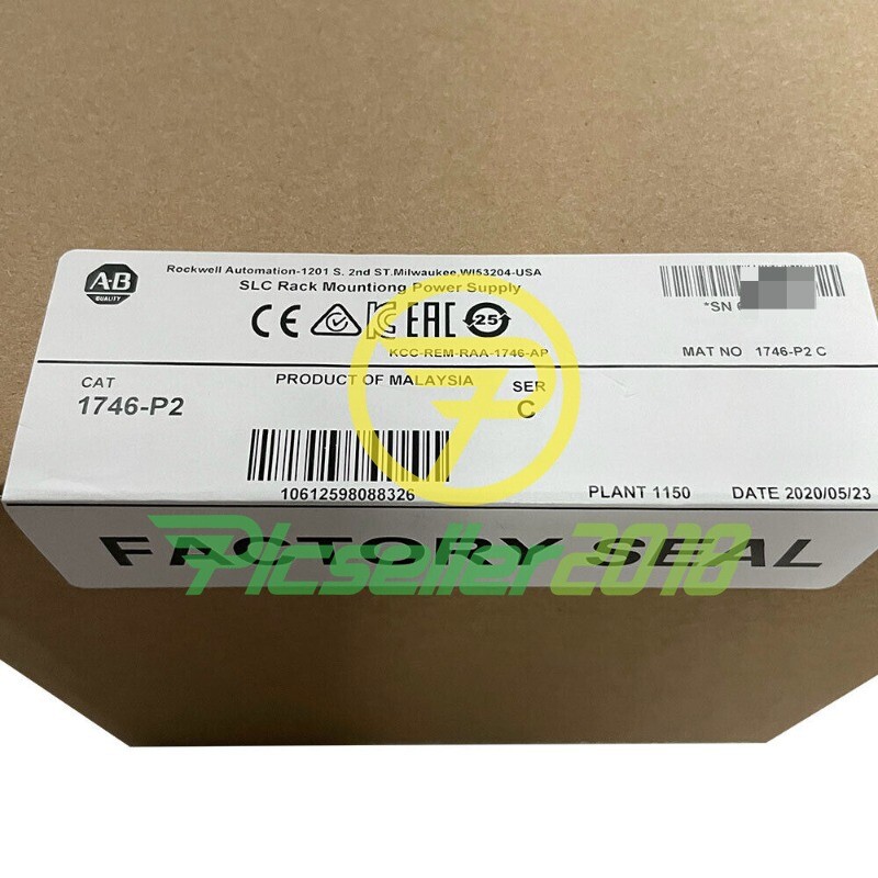 New Sealed  1746-P2 SER C Chassis Power Supply PLC 1746-P2 module