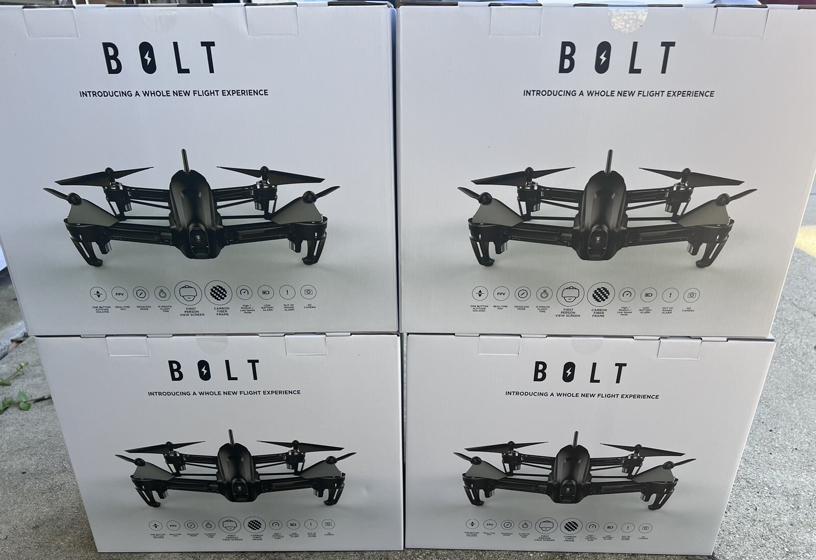 Bolt Drone FPV Racing Drone Carbon Fiber Carton Of 4 Clearance