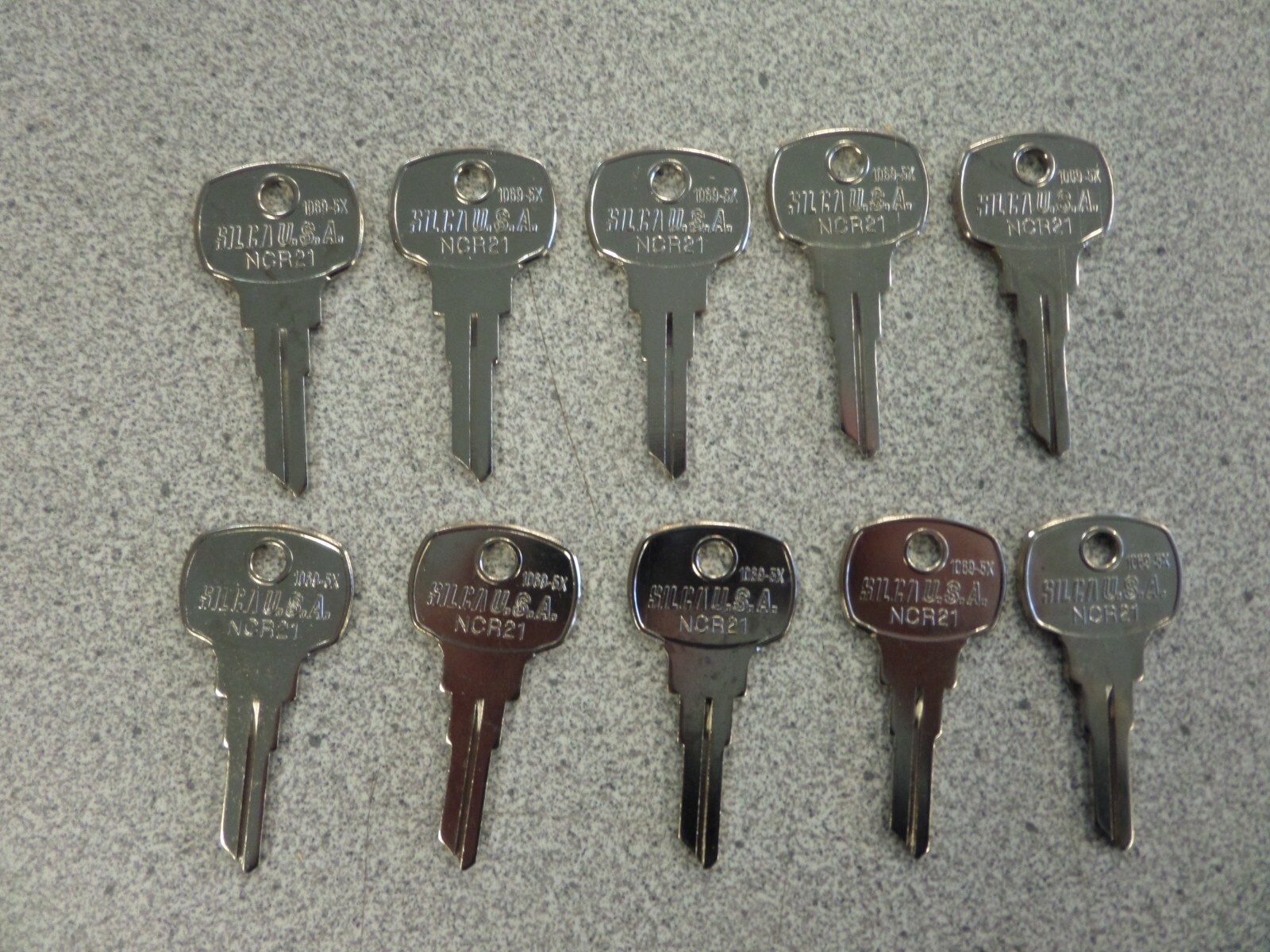 SILCA NCR21 NATIONAL 1069-5X KEY BLANKS PACK OF 10