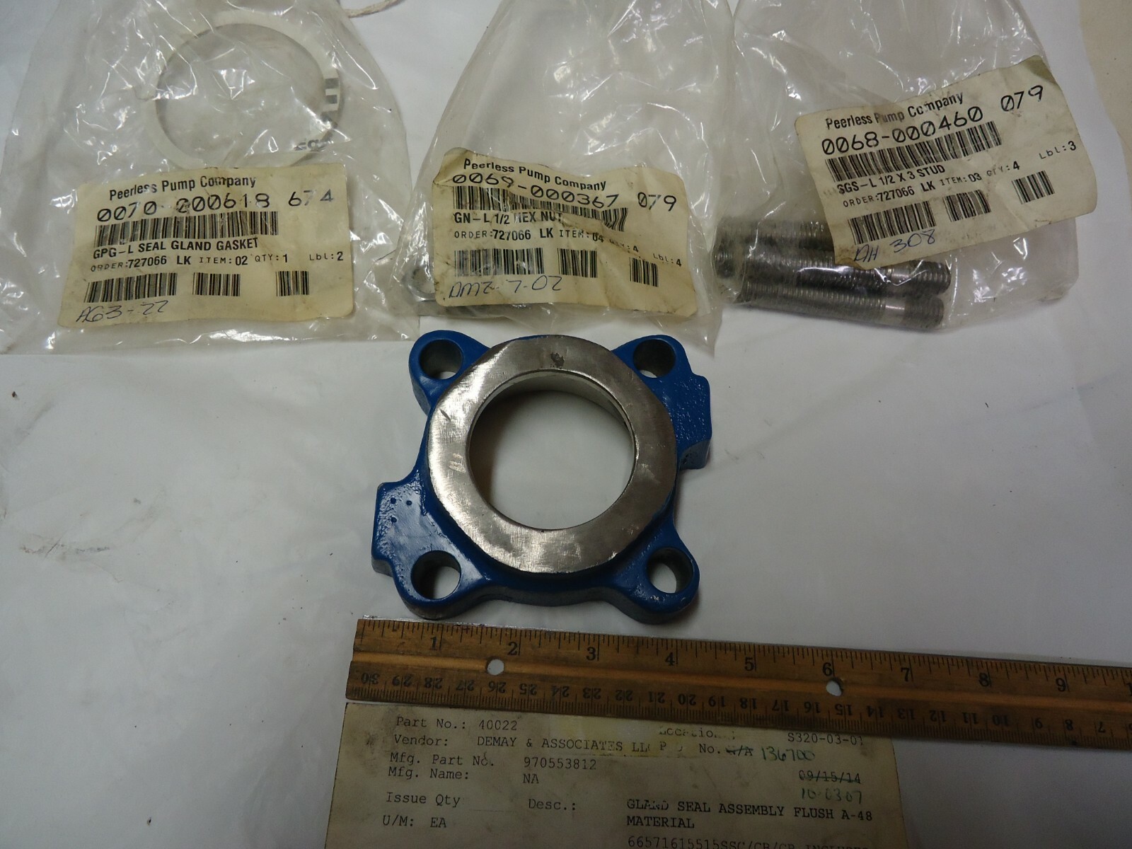 LaBour Tabor Peerless Pump Company 970553812 GLAND SEAL ASSEMBLY "NEW"