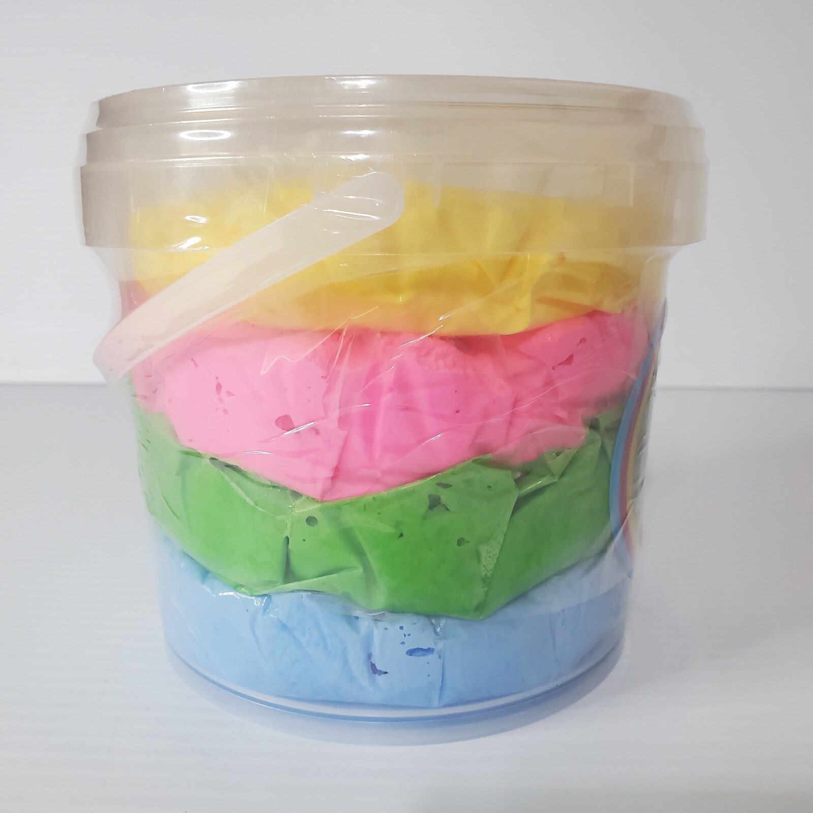 High Bouncing Putty 14 Oz Bucket Kids Toy Rainbow Multicolor