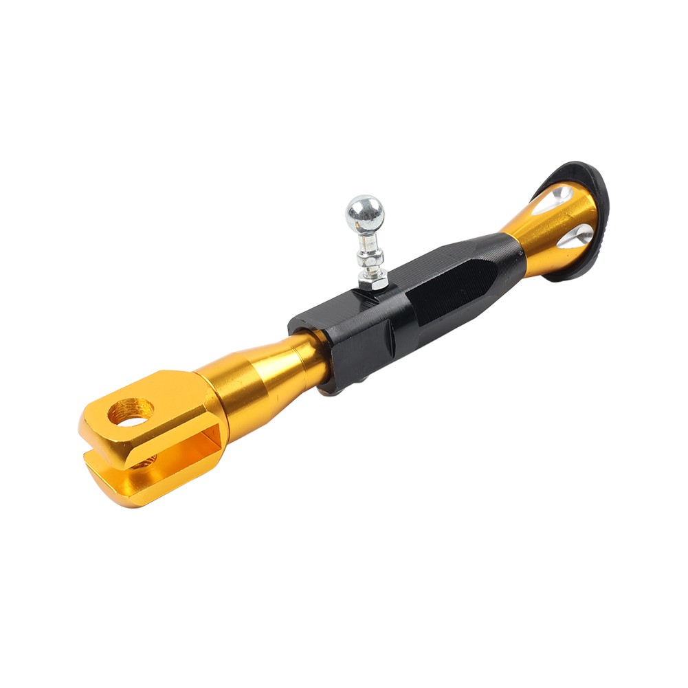 Motorcycle Universal Adjustable Kickstand Foot Side Support Kick Stand Gold