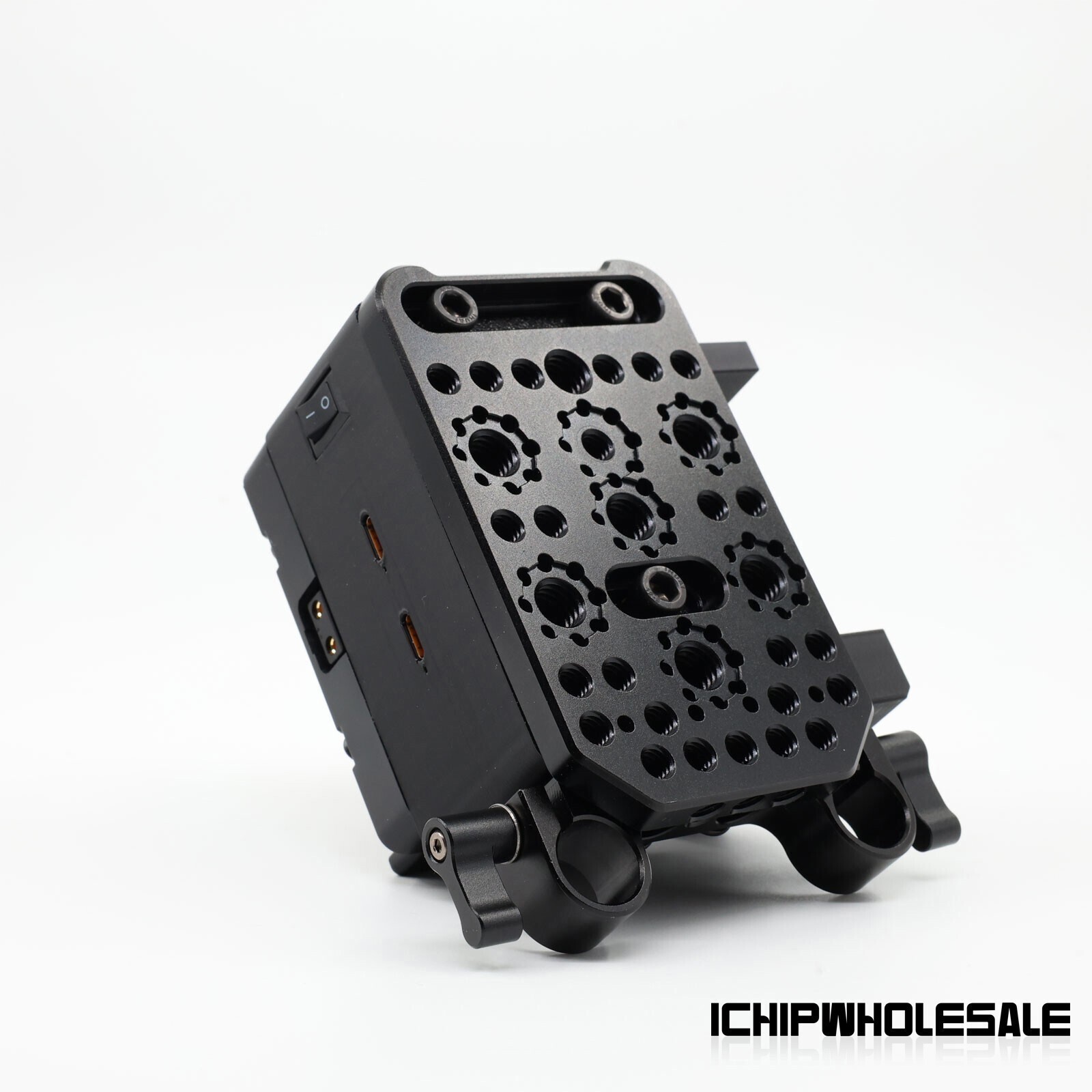 FusionRig Mini Expansion Module Cage V-Mount Battery Mounting System USB-C