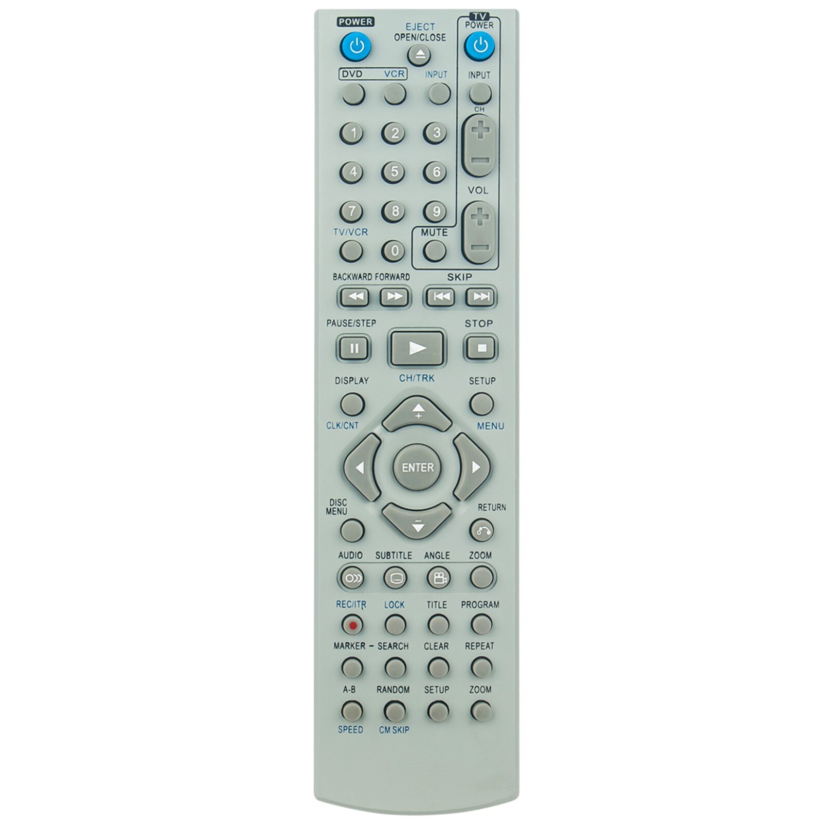 New 6711R1P072D Replace Remote for Zenith DVD VCR ZDX-313 XBV441 XBV442 XBV443