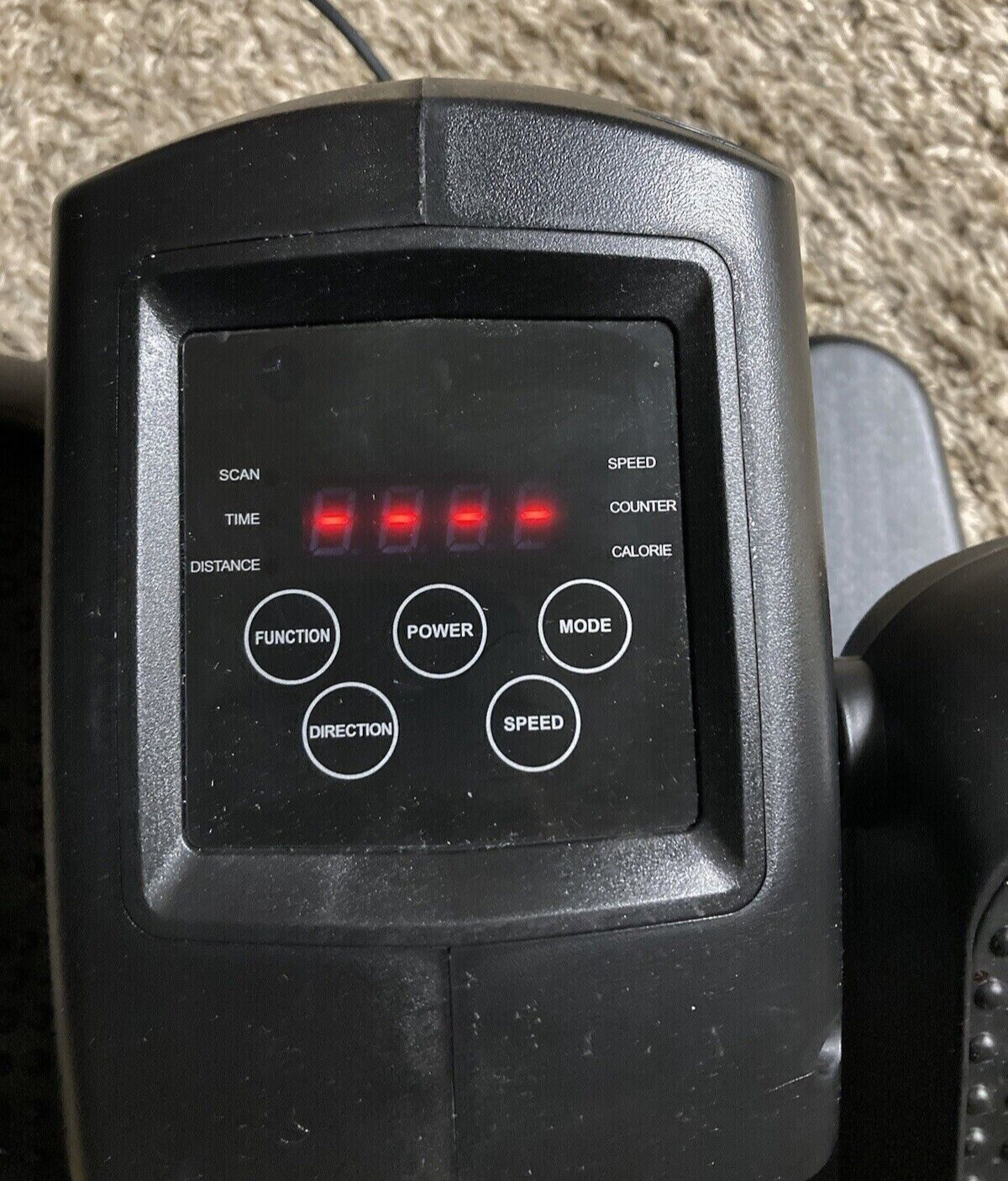 DNYSYSJ Under Desk Elliptical Machine with Remote Control, 5 Speeds, LCD Display