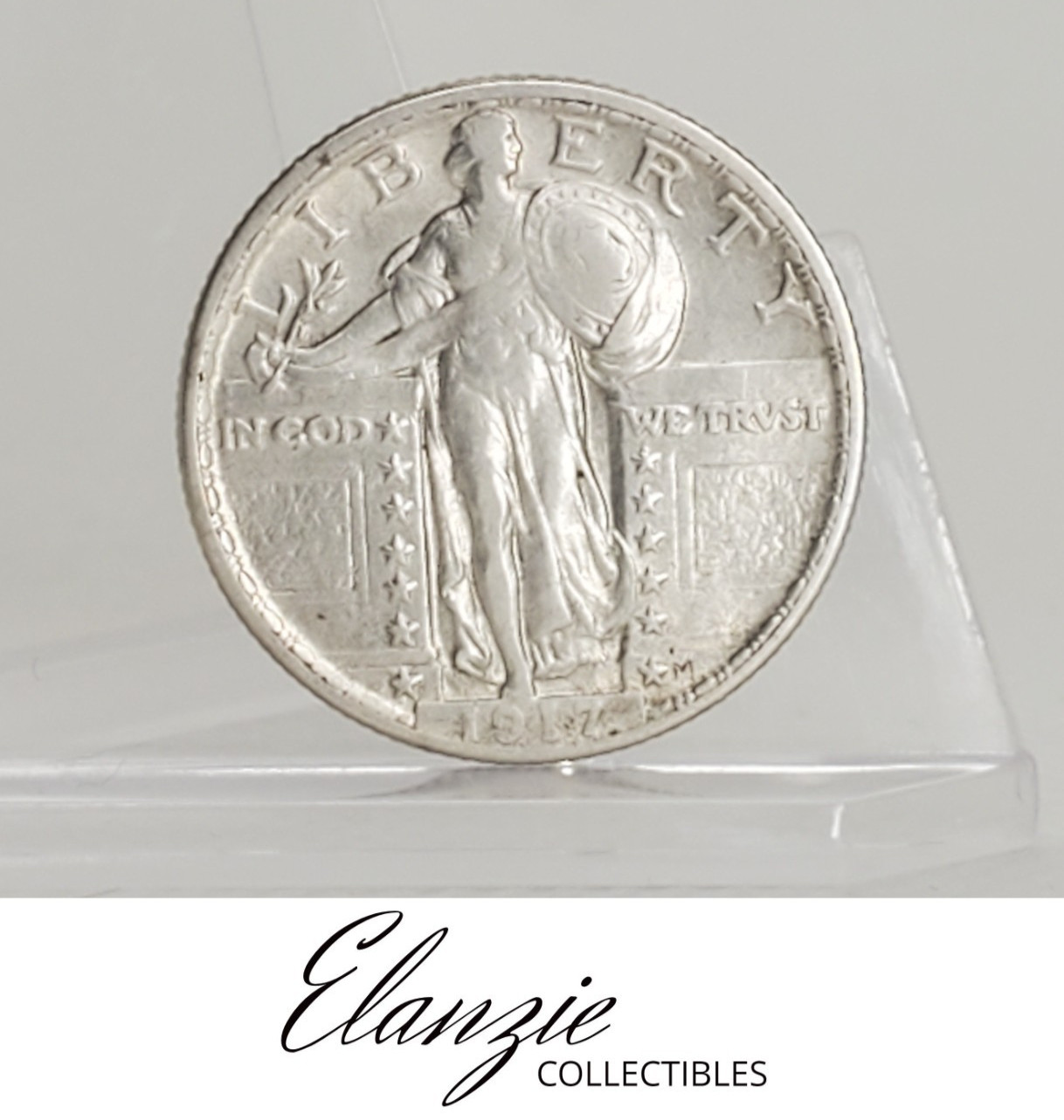 1917 Standing Liberty Quarter, Type 2, Better Date Beautiful coin