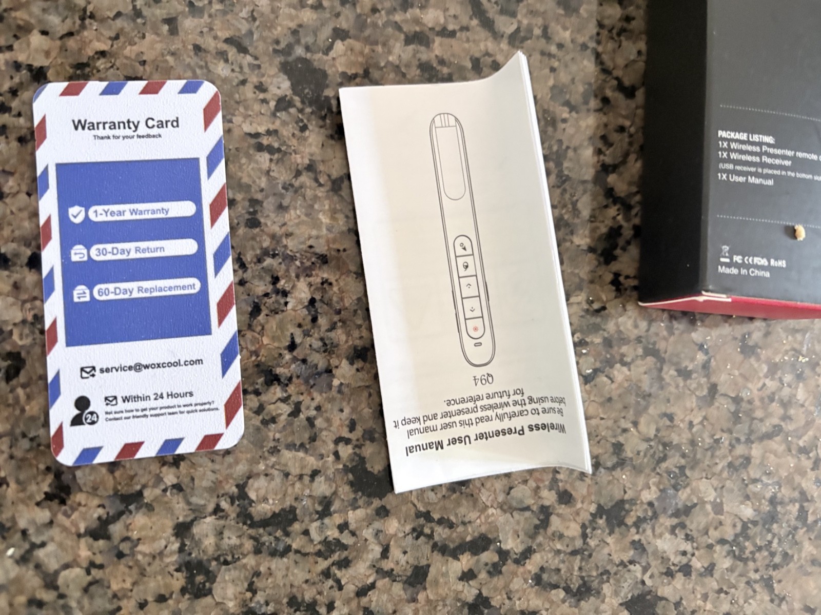 DinoFire Q94 Wireless Presenter Remote Clicker Laser Pointer!
