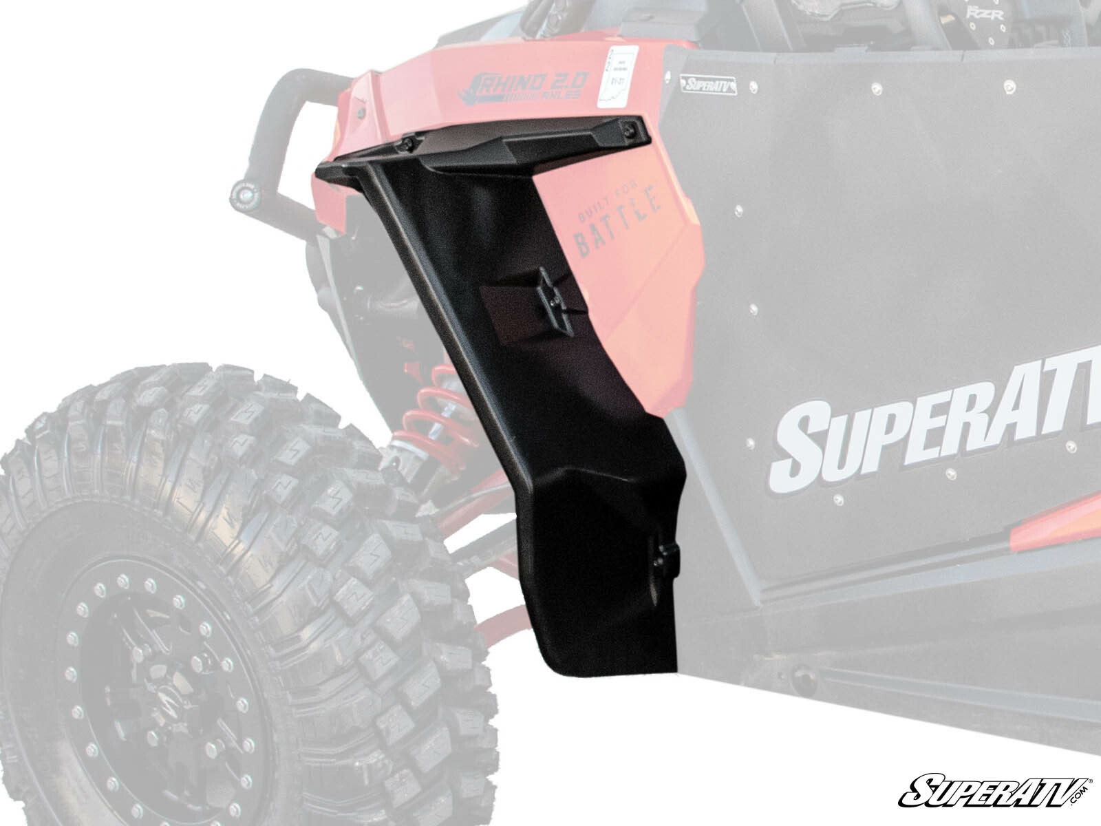 SuperATV Fender Flares for Polaris RZR XP 1000 / XP 4 (2014-2023) - Front ONLY