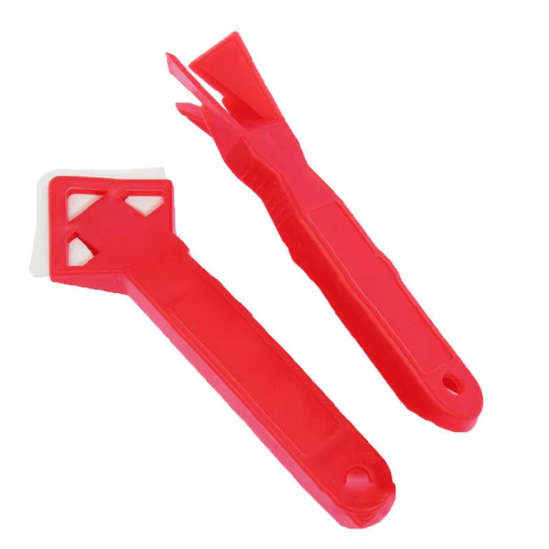 2 Pcs/Set Caulk Removal Mini Handmade Tools Scraper Utility Practical Floor Clea