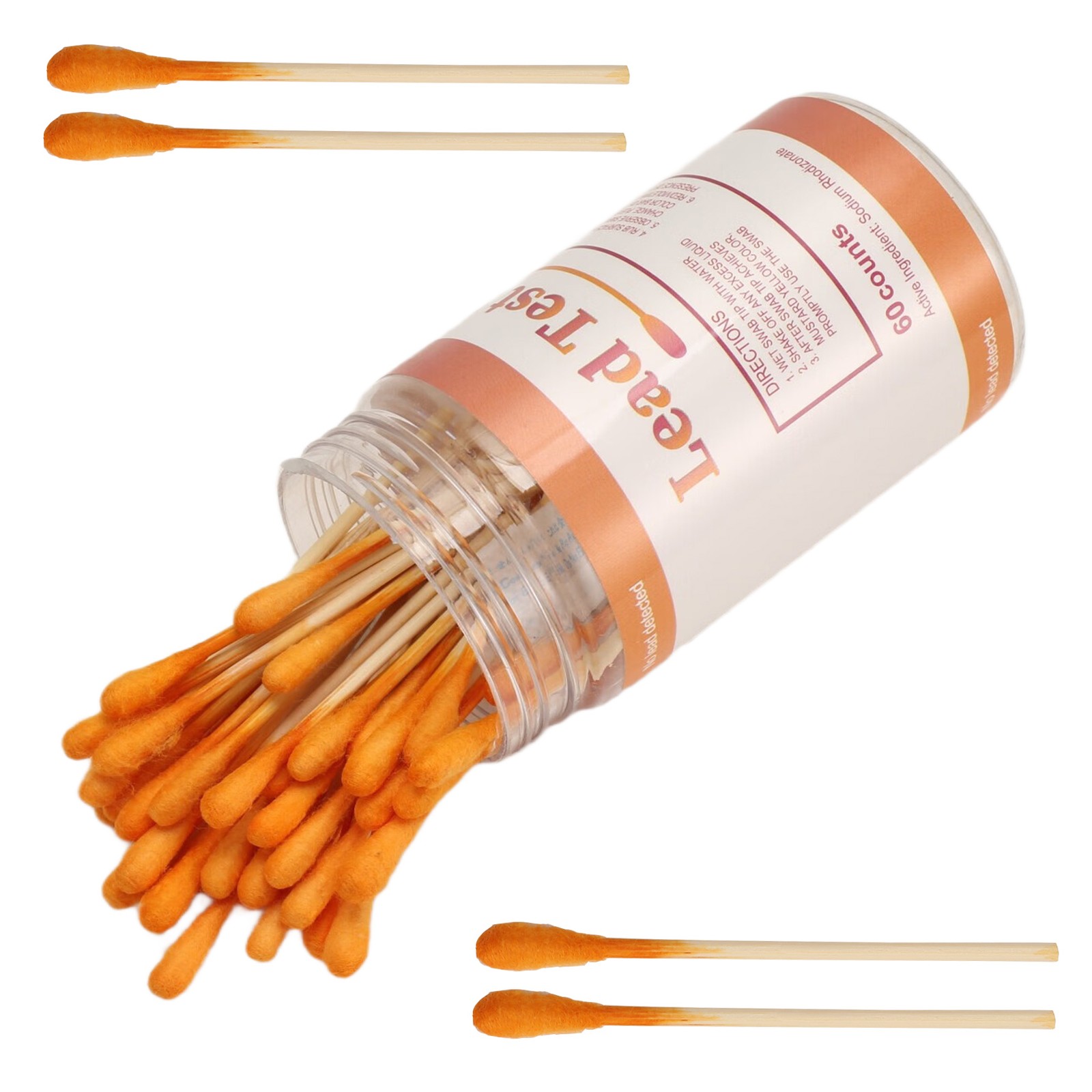 Lead Paint Test Swabs Kit: 60 Pcs Lead Test Kit Swabs, Home Lead Test Kit,3202