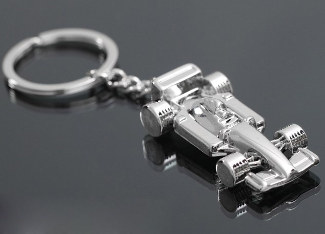 Custom mini F1 racing car keychain in bulk with your LOGO 20PCS per SET