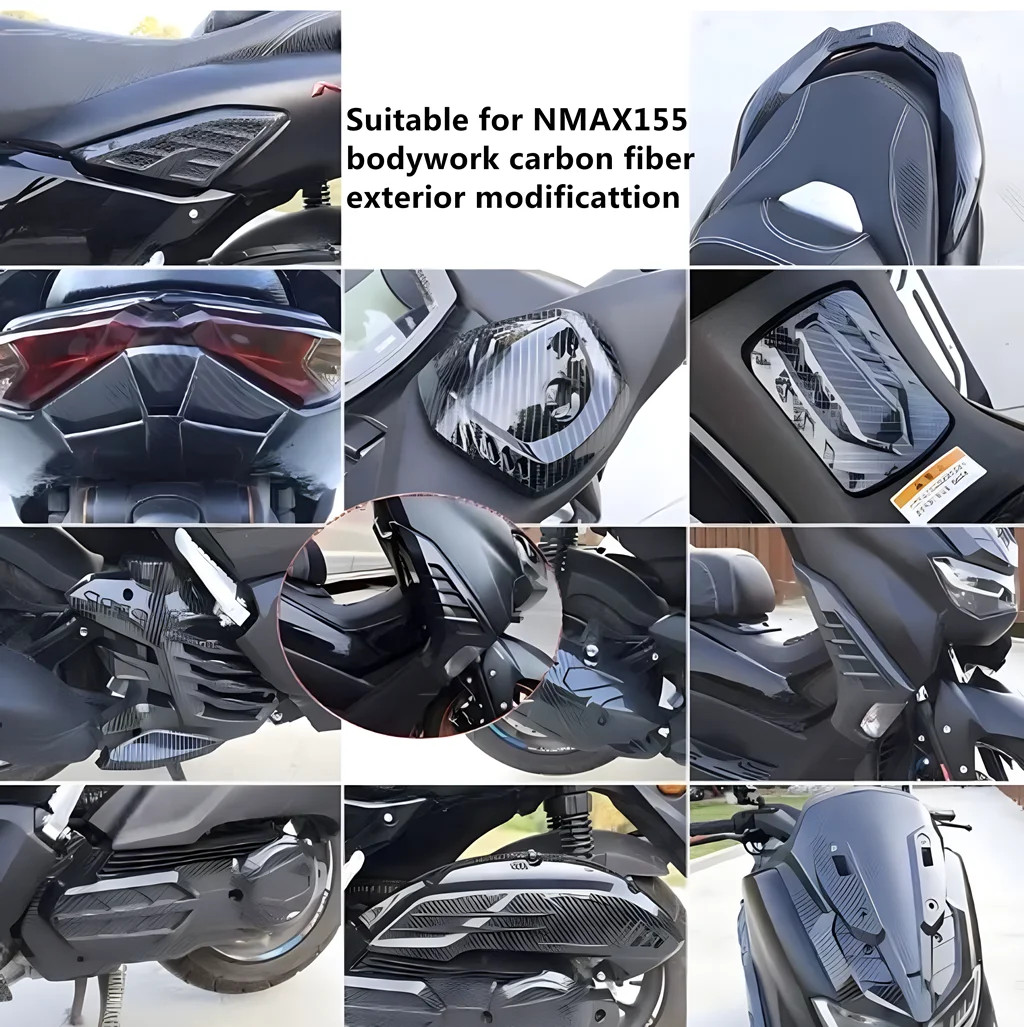 For YAMAHA NMAX155 Rear Side Cover Cap Decorative Protector Panel 2020-2023